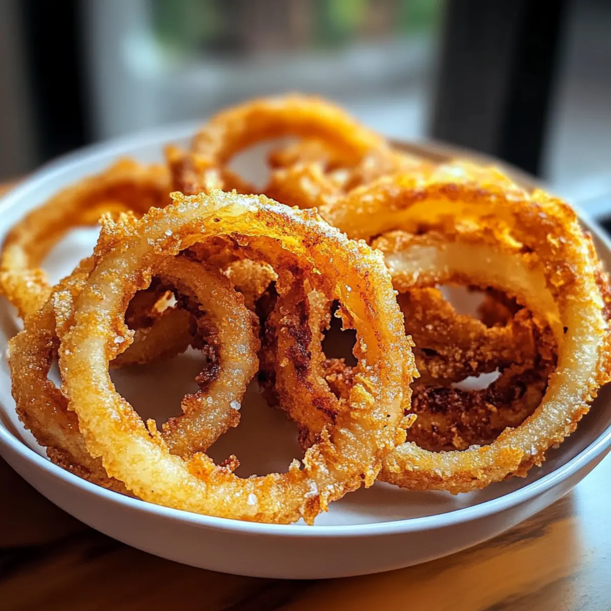 Crispy onion rings from the air fryer are easy to make